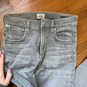 Citizens of Humanity high rise grey skinny jeans
